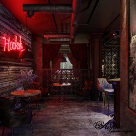Дизайн интерьера кальянной Hookah Place | Портфолио